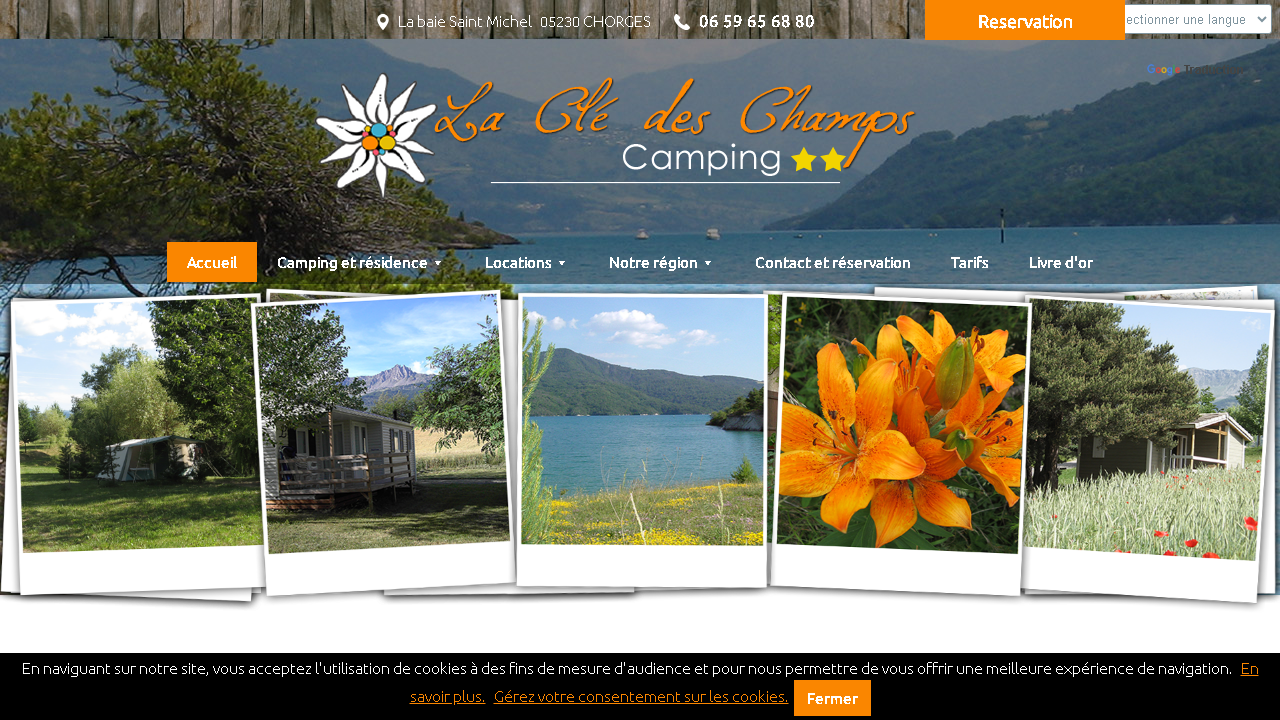 Capture d'écran de http://www.camping-serre-poncon.fr/